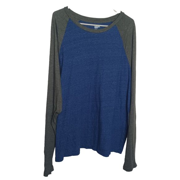 Gray and Blue urban pipeline ultimate super soft XXL long sleeve T-shirt. - Picture 1 of 3